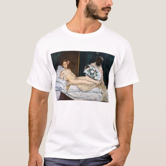 エドゥアール・マネ - オランピア Tシャツ (正面)