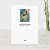 エドゥアール・マネ - ジェンヌ / 春 カード (裏面)