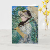 エドゥアール・マネ - ジェンヌ / 春 カード (黄色い花)
