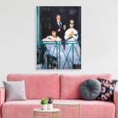 エドゥアール・マネ - バルコニー / Le Balcon キャンバスプリント (インサイチュ (リビング))