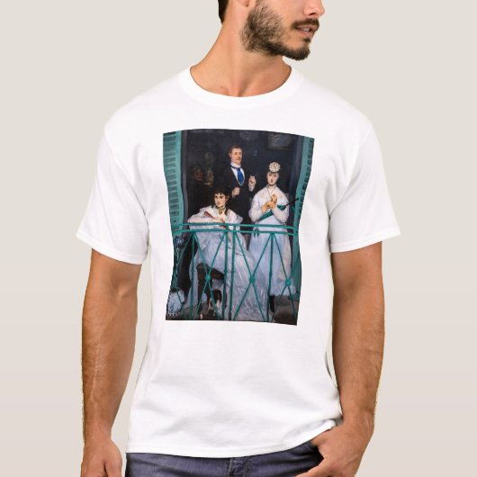エドゥアール・マネ - 「バルコニー」 / Le Balcon Tシャツ (正面)