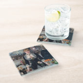 エドゥアール・マネ - フォリー・ベルジェールでの一場面 ガラスコースター (アングル)