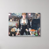 エドゥアール・マネ - フォリー・ベルジェールの酒場 キャンバスプリント (正面)