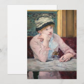 エドゥアール・マネ - プラム ブランディ 招待状 (正面/裏面)