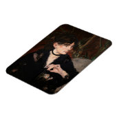 エドゥアール・マネ - ベルト・モリゾ ファンを持つ 1874 マグネット (左側)