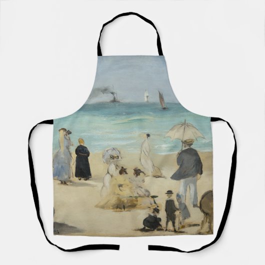 エドゥアール・マネ - ボーニュ=シュル=メール海岸にて エプロン (正面)