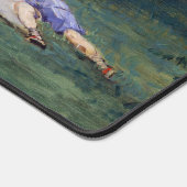 エドゥアール・マネ - モネ一家の庭 デスクマット (コーナー)