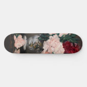 エドゥアール・マネ - 小卓上の芍薬の花瓶 スケートボード (横)