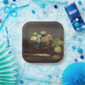 エドゥアール・マネ - 果物の籠 ペーパープレート (パーティー)