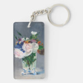 エドゥアール・マネ - 水晶の花瓶の花 キーホルダー (裏面)