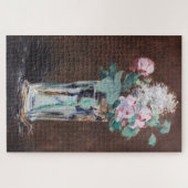 エドゥアール・マネ - 水晶の花瓶の花 ジグソーパズル (横)