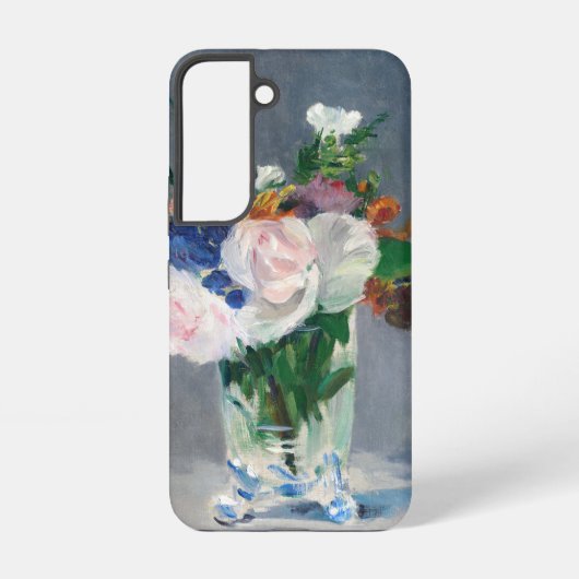 エドゥアール・マネ - 水晶の花瓶の花 SAMSUNG GALAXYケース (裏面)
