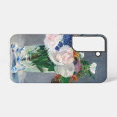 エドゥアール・マネ - 水晶の花瓶の花 SAMSUNG GALAXYケース (裏面横)