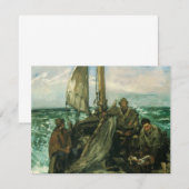 エドゥアール・マネ「海の苦闘者」ヴィンテージアート (正面/裏面)