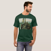 エドゥアール・マネ「海の苦闘者」ヴィンテージアート Tシャツ (正面フル)
