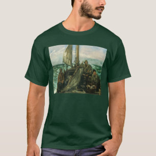 エドゥアール・マネ「海の苦闘者」ヴィンテージアート Tシャツ