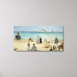 エドゥアール・マネ - 海辺のブローニュ=シュル=メール キャンバスプリント