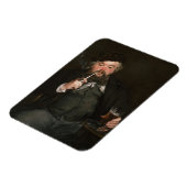 エドゥアール・マネ - 良いビールのグラス / Le bon bock マグネット (左側)