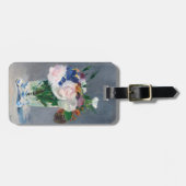 エドゥアール・マネ - 花をクリスタルの花瓶に ラゲッジタグ (正面横)