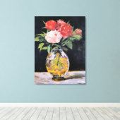 エドゥアール・マネ - 花束, キャンバスプリント (インサイチュ (ウッドフロア))