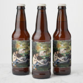 エドゥアール・マネ - 草上の昼食 ビールラベル (ボトル)