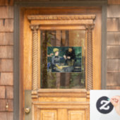 エドゥアール・マネ - 観覧室にて ウィンドウサイン (ホームデコレーション)