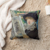 エドゥアール・マネ - 読書する女性 クッション (ブランケット)