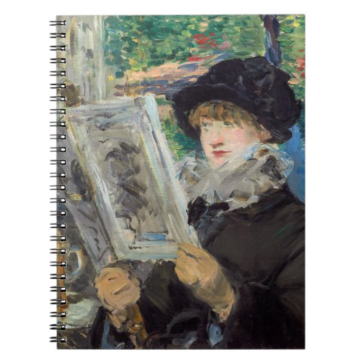 エドゥアール・マネ - 読書する女 ノートブック (正面)