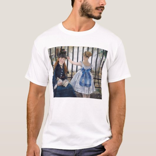エドゥアール・マネ - 鉄道 Tシャツ (正面)