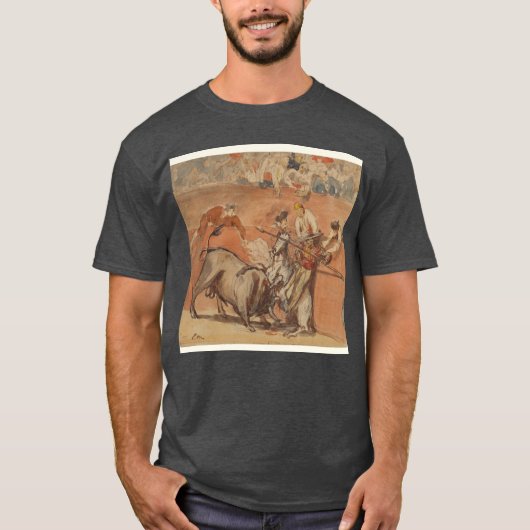 エドゥアール・マネ - 闘牛 Tシャツ (正面)