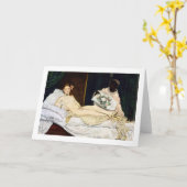 エドウアード·マネ， 1863 カード (黄色い花)