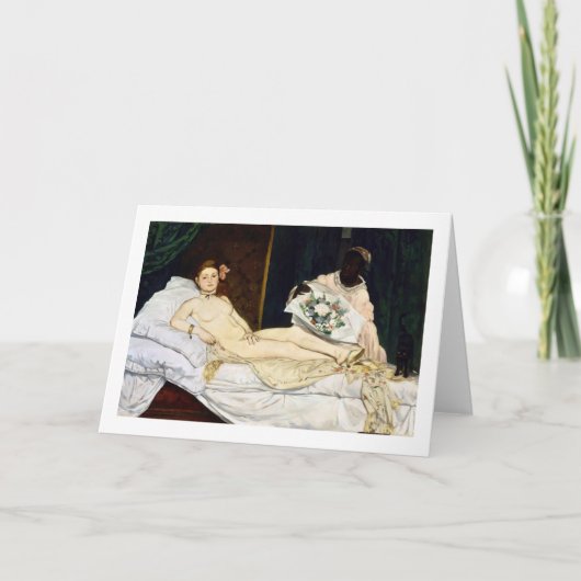 エドウアード·マネ， 1863 カード (正面)