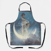 エドウィンブラッシュフィールドスターズ散乱アールヌーボー エプロン (正面)