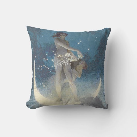 エドウィンブラッシュフィールドスターズ散乱アールヌーボー クッション (正面)