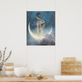 エドウィンブラッシュフィールドスターズ散乱アールヌーボー ポスター (キッチン)