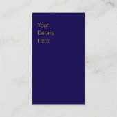 エドウィンブラッシュフィールドスターズ散乱アールヌーボー 名刺 (裏面)