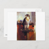 エドウィン・ヘンリー・ランドシールの『ファルコン』 ポストカード (正面/裏面)