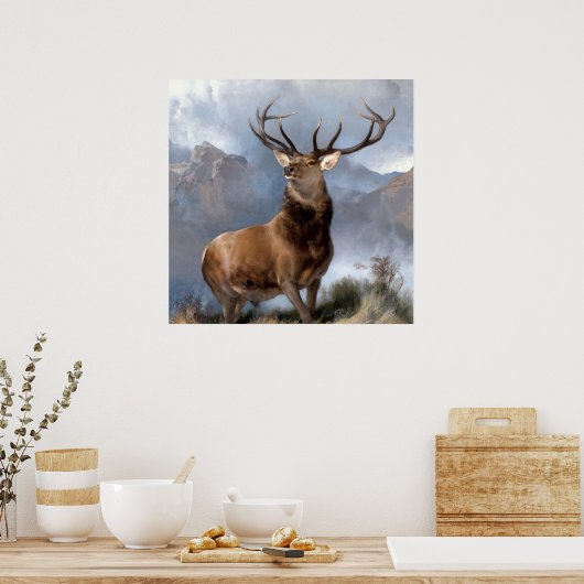 エドウィン・ランドセル卿によるグレンの(昆虫)オオカバマダラ、モナーク ポスター (キッチン)