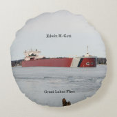 エドウィン・H・ゴット円枕 ラウンドクッション (裏面)