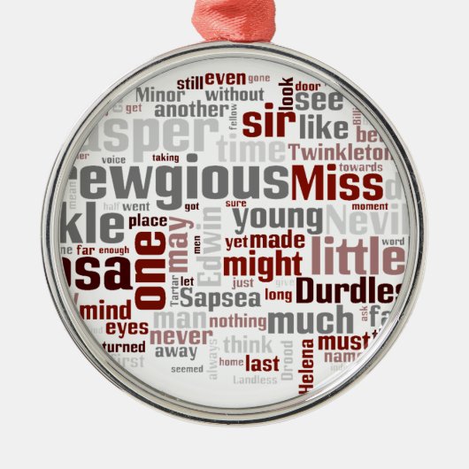 エドウィンDroodのミステリー メタルオーナメント (正面)