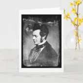 エドウィンForrestの銀板写真1852年 カード (黄色い花)
