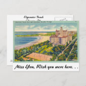 エドウォータービーチ,シカゴ,病気。 ポストカード (正面/裏面)