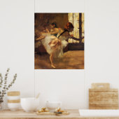 エドガルデガスラレペティションデダン ポスター (キッチン)