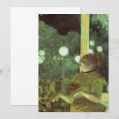 エドガル・ドガによるカフェコンサート、ヴィンテージ ファイン アート (正面/裏面)