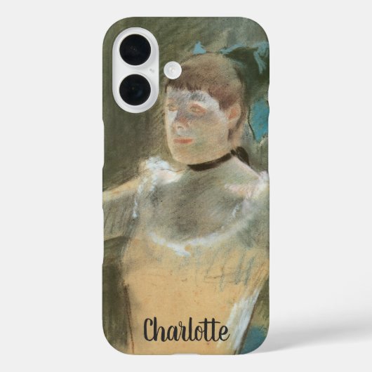 エドガル・ドガによるダンサーの胸像の研究 Case-Mate iPhoneケース (裏面)