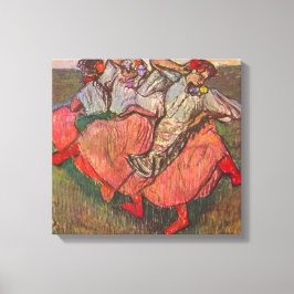 エドガル・ドガのロシアの3人のダンサー キャンバスプリント