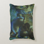 エドガル・ドガの青いダンサーたち、ヴィンテージ印象派 アクセントクッション (正面(垂直))