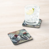 エドガル・ドガの「ダンサーたちの靴を結ぶ姿」 コースター (右側)