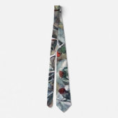 エドガル・ドガの「ダンサーたち、靴ひもを結ぶ」 ネクタイ (裏面)