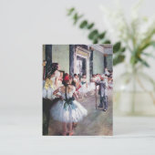 エドガル・ドガの「ダンス教室」、ヴィンテージ・バレエ・アート (スタンド正面)